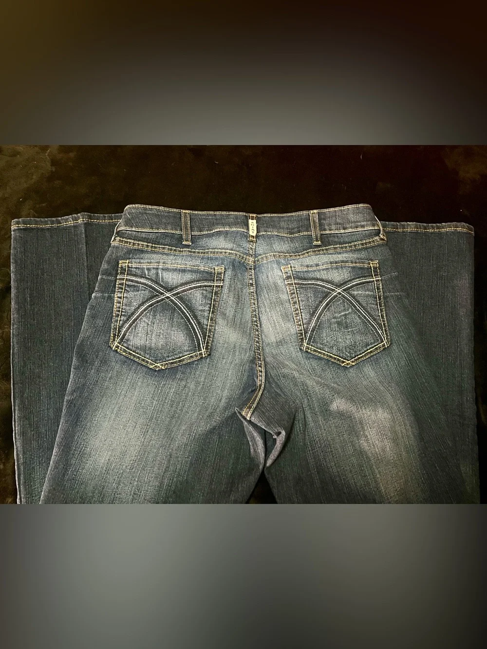 ARIAT R E A L DENIM WOMANS PERFECT RISE BOOT JEANS
